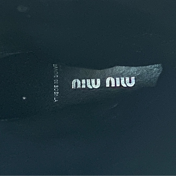 Miu Miu Bisonte Tall Boots EU sz 38.5 - Picture 7 of 13